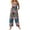 DE05_Multicolor, variant on Resicozy Christmas Linen Jumpsuits for Women Adjustable Strap Xmas Print Romper Pajama Plus Size Pajamas Holiday Overalls Dark Blue L