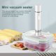 thumbnail image 4 of Sellador de alimentos al vacío eléctrico máquina de sellado de conservación de alimentos herramientas (blanco) Ndcxsfigh  Libre de BPA, 4 of 9