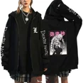 thumbnail image 1 of Sudadera con capucha de gran tamaño Death Note para hombre, sudadera con cremallera, ropa de calle informal, Tops de Anime, chaquetas, 1 of 1
