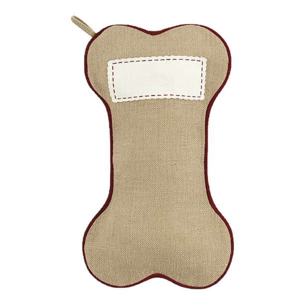Medias navideñas de gran capacidad para mascotas, con forma de hueso de perro, bolsa de regalo de Navidad