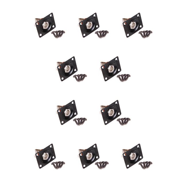 Advancent Panel de toma de Audio para guitarra eléctrica Gibson TL, 1/4 , 6,35mm, montaje de conector de Audio cuadrado Type2 NO2 Advancent CBP097353