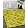 thumbnail image 3 of Ahgly Company Machine Washable Indoor Rectangle Transitional Banana Yellow Area Rugs, 2' x 3', 3 of 7