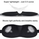 thumbnail image 2 of Máscara para dormir, mascarilla para el sueño, mascarilla para el sueño, ligera y comcompatible, supersuave, ajustable en 3D, compatible con dormir, trabajo de cambio, siestas, nig Afortunado Sencillez, 2 of 5