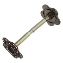 STRANDCHIC Zinc Alloy Flower Shaped Deadbolt Hole Cover Plate for Door, Decorative Door Hardware Accessory