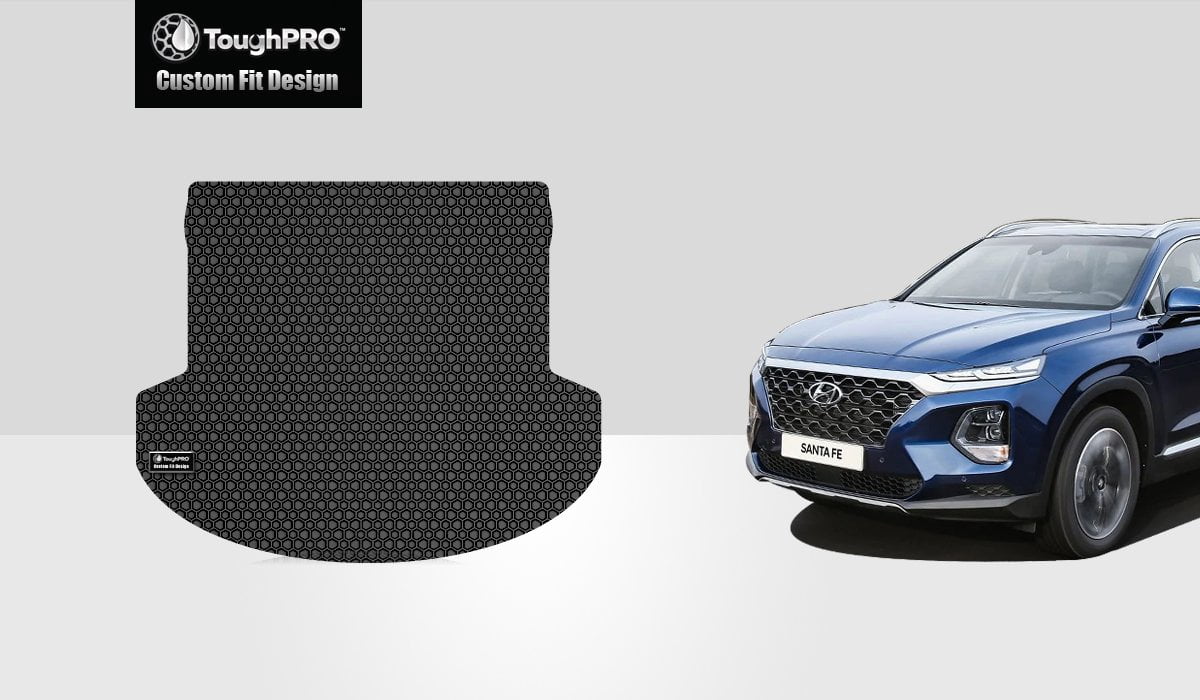 ToughPRO Cargo Mat Compatible with 2020 Hyundai Santa Fe (5Seater) All Weather Heavy Duty