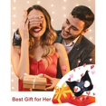 thumbnail image 5 of Máscara de gato para mujer, máscara de mascarada para mujer, máscara de conejito, máscara facial de gato para club nocturno, cóctel, cosplay, 5 of 5