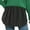 Black, variant on Shirt Extender for Women Plus Size Adjustable Layering Fake Top Lower Mini Underskirt, White 5XL