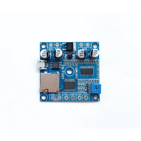 Motion Sensor or Switch Activated MP3 Player Module with Load Output (Solder Pads)