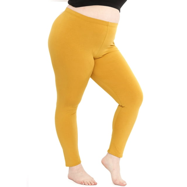 Leggings en Coton Longueur Cheville pour Femmes et Grande Taille