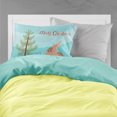 thumbnail image 2 of Carolines Treasures BB9327PILLOWCASE Lionhead Rabbit Christmas Fabric Standard Pillowcase, 2 of 2