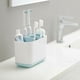 thumbnail image 4 of Organizador de cepillos de dientes eléctrico, soporte para cepillos de dientes, soporte para pasta de dientes, soporte para cepillos de dientes, estuche de maquillaje, baño, 1 pieza (rosa), 4 of 5