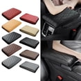 thumbnail image 2 of Acahhotxx Armrest Mats, Car Armrest Storage Box Mat, Embroider Leather Car Center Consoles , Car Armrest SeatBox Protections, 2 of 3