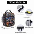 thumbnail image 6 of Zootopia Insulated Lunch Bag Cartoon Backpack, Reusable Thermal Cooler Tote for School Picnic Travel, Water Resistant Zipper Lunch Box Carry Bag Large Capacity Reusable Cooler Bag 11488-A17, 6 of 6