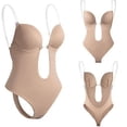 thumbnail image 1 of Shapewear Dos Nu pour Femmes Col en V Profond Robe Gainante Compatible Dos Bas, 1 of 4