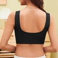 thumbnail image 7 of Everyday Bras for Women Thin Bra Womens Sports Bras plus Size Womens Bras Push up Underwire Athletic Women Seamless Bras Bras Bulk Woman Sports Bar Strapless Sports Bras for Women Women's Black One, 7 of 7