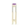 thumbnail image 3 of ANGARA Natural Square Emerald-Cut Amethyst Parallel Split Shank Ring in 14K Yellow Gold for Women (Size-5mm) | February Birthstone, Anniversary, Jewelry Gift for Women | Natural Amethyst Ring, 3 of 8