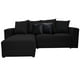 thumbnail image 1 of Sala Esquinera Modular El Bazar Store Lombar Negro 220 x 160 cm, Tela Lino nacional, 1 of 6