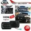 TOY LIFE Pro 105W 5X7'' 21 Led Headlight Hi.Lo Beam H/Alo Drl Jeep C/Herokee Xj Yj Usa, Tool Sets,Black
