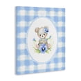 thumbnail image 2 of Stupell Industries Eclectic Little Bear Blue Gingham Canvas Art, 16 x 20, by Arlington Prints, 2 of 8