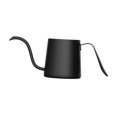 thumbnail image 2 of Vierta sobre de café,Cafetera con boquilla larga y estrecha de acero inoxidable,Cafetera,Tetera con cuello de cisne para cafetería, hogar y Negro, 2 of 8