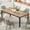 Retro color-70.8in, variant on Studyset 79 Inch Industrial Dining Table, Large Rectangle Kitchen Table with Metal Legs, Round Corners, Wooden Conference Tables Writing Desk for Dining Room, Living Room, Retro Brown