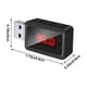 thumbnail image 3 of Experimente una conectividad perfecta Adaptador de audio USB Bluetooth 5.3 4 en 1 para transmisión y recepción Receptor Bluetooth para automóvil con adaptador Bluetooth para llamadas manos libres, 3 of 9
