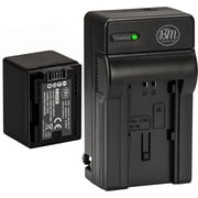 BM BP-727 Battery and Charger for Canon Vixia HFR40 HFR42 HFR400 HFR50 HFR52 HFR500 HFR60 HFR62 HFR600 HFR70 HFR72 HFR700 HFR80 HFR82 HFR800 Camcorder