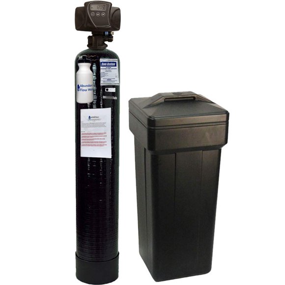 AFWFilters Adoucisseur d'Eau Conçu avec Résine STS-60 à Haute Efficacité et Contrôleur Fleck 5600SXT (80 000 (80k))