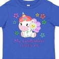 thumbnail image 4 of Inktastic My Godfather Loves Me Cute Unicorn Boys or Girls Toddler T-Shirt, 4 of 5