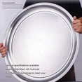 thumbnail image 3 of Wosthever de acero inoxidable para servir, fondo cepillado anticorrosivo, brillante, redondo, para hornear, pescado, restaurante, bandeja, Cocina y Comedor 29.8 cm, 3 of 6