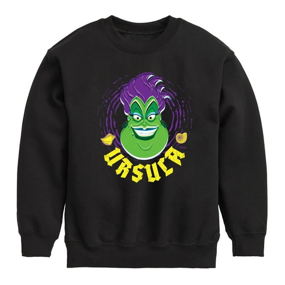Disney Villains - Ursula - Toddler & Youth Crewneck Fleece Sweatshirt