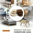 thumbnail image 3 of Felt Furniture Pads 133 PCS Premium Furniture Pads - Felt Pads Furniture Feet Best Wood Floor Protectors - Protect Your Hardwood & Laminate Flooring Brown and Beige, 3 of 6