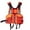 Grid Orange, variant on Deeceymbur Adult Life Jacket Paddle Zipper Vest Coast Guard Approved Life Vest Flotation Device Kayak Ski Buoyancy Fishing Boat Watersport Buoyancy Aid Swim Jackets Portable Snorkel Vest