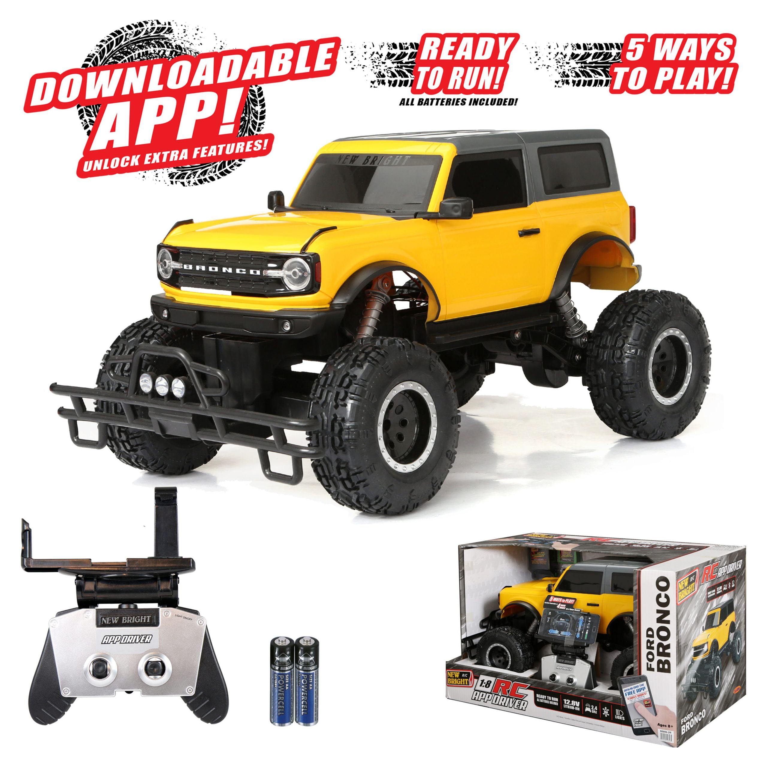 New Brite RC Ford Bronco 1:8 Battery high quality Radio Control