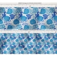 thumbnail image 6 of Soimoi Cotton Canvas Fabric Yardage - Printed Ocean, Blue | 56" Wide | Ideal for Sewing, Upholstery, Tote Bags, Home Decor & More, 6 of 7