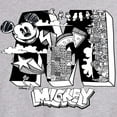 thumbnail image 2 of Disney - Mickey Mouse - Large M Scribbled Drawing - Men's Jersey Tank Top, 2 of 4