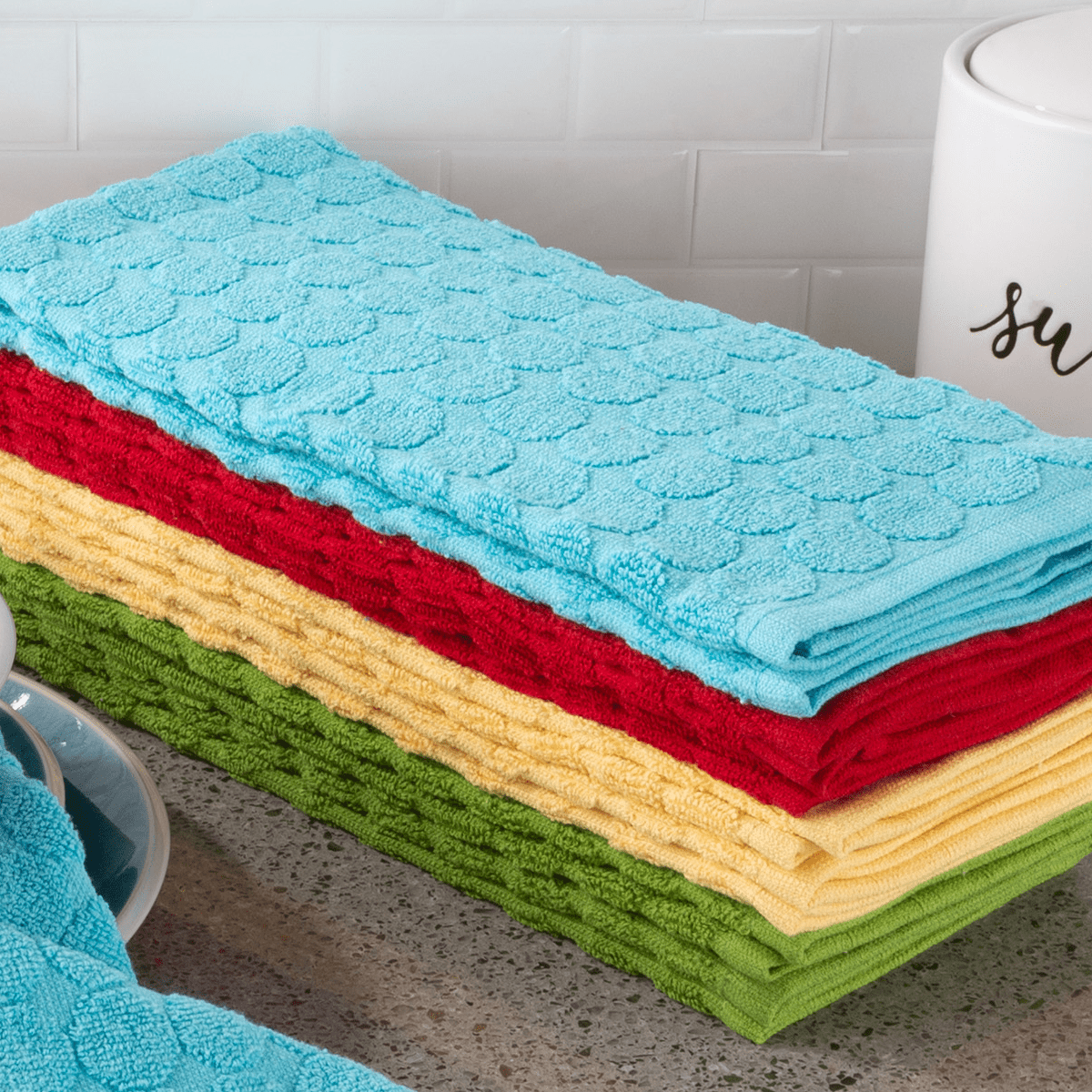 Certified Organic Cotton Kitchen Towels - Set of 2 (17x25) – Lifekind®