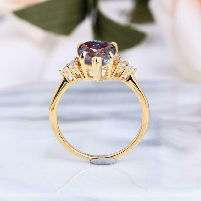 Certified shop alexandrite rings