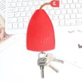 thumbnail image 4 of Estuche para llaves Carteras de dibujos animados Gato Ciervo Conejo Mini Soporte para automóvil Suave (Ciervo) Rojo, 4 of 4