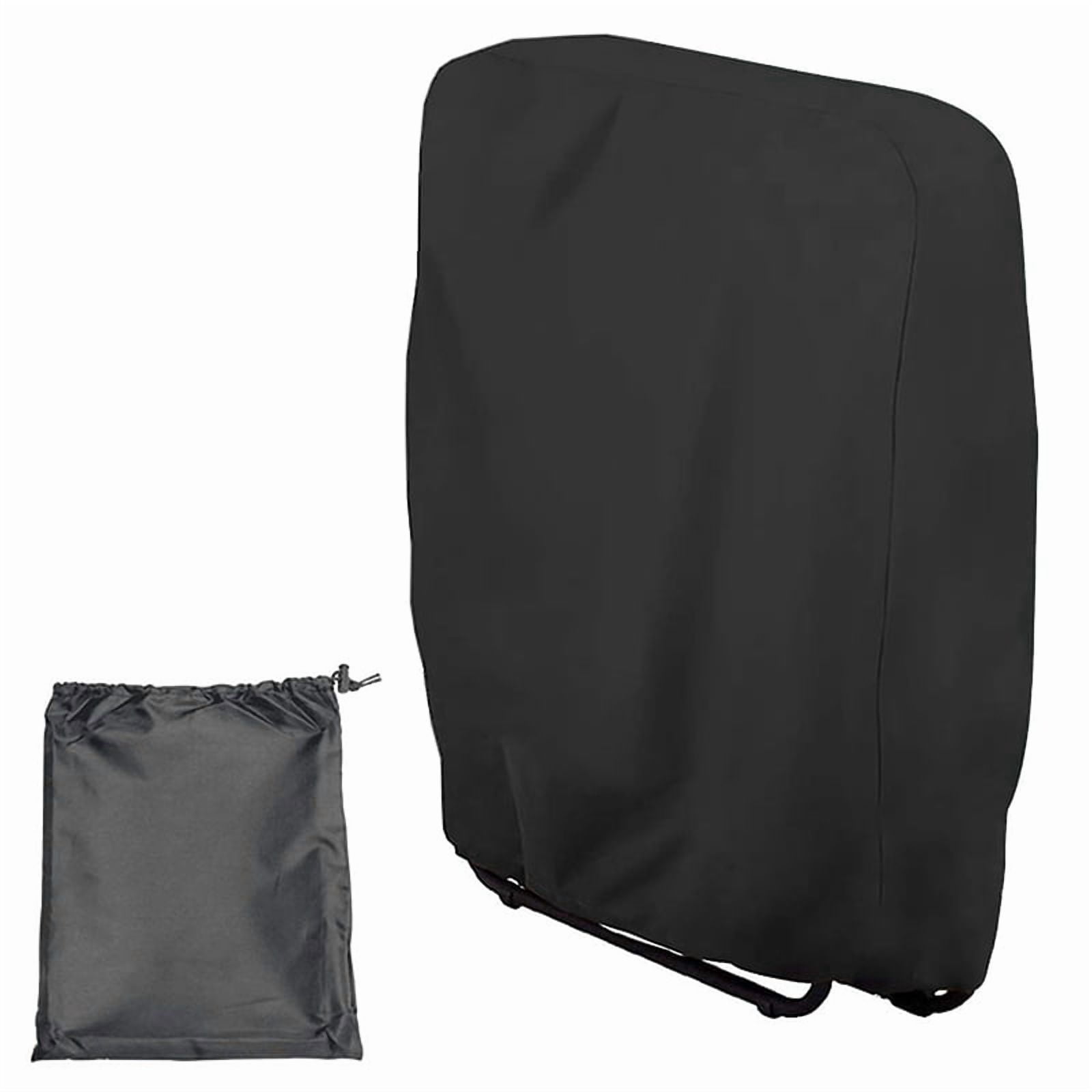 2X Outdoor Folding  Chair Cover Waterproof Dustproof Lawn Patio Furniture Covers 32.3 X 36.6Inch Black