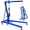 2T Blue, variant on 2-Ton Folding Hydraulic Engine Hoist 4400 LBS Portable Cherry Picker Lift with Telescopic Boom and 6 Casters for Garage/Workshop Yellow