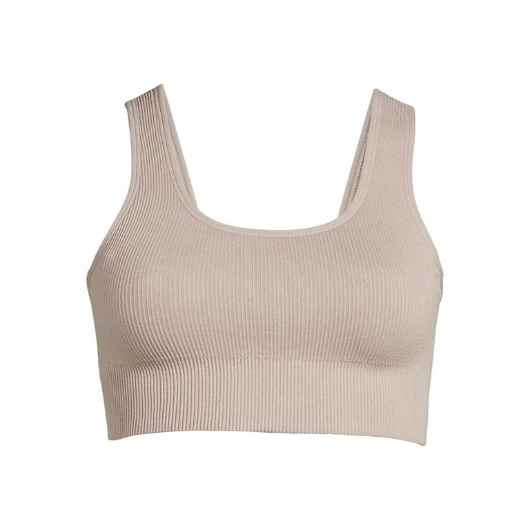 Avia Women's Low Support Seamless Scoop Neck Sports Bra 