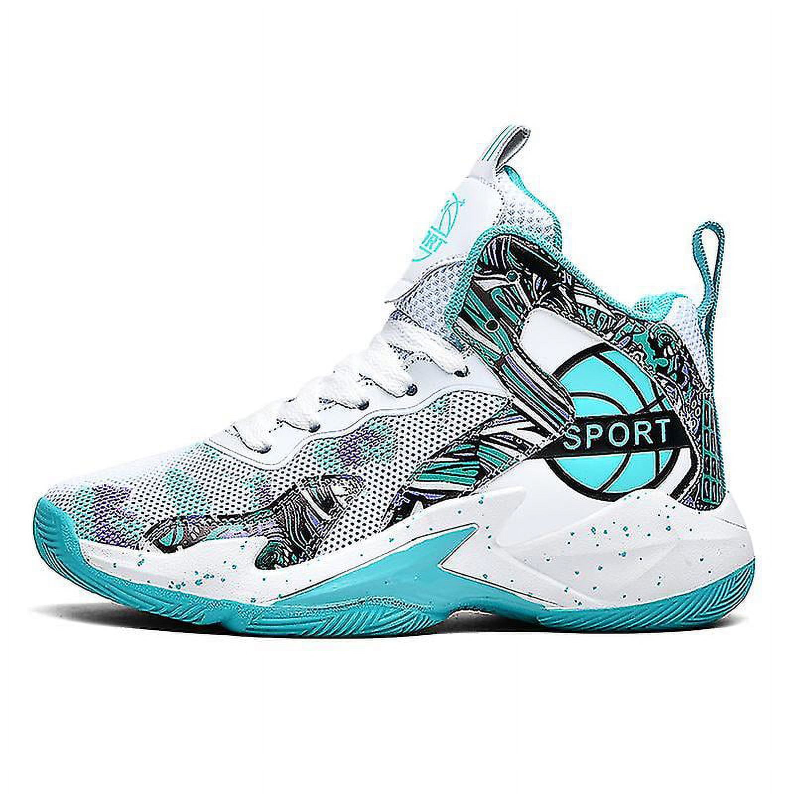 Girls blue basketball shoes store