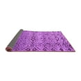 thumbnail image 2 of Ahgly Company Indoor Rectangle Abstract Purple Modern Area Rugs, 2' x 5', 2 of 4