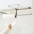 thumbnail image 4 of Walbest Paper Towel Holder Rack Without Drilling, Heavy Duty Rustproof & Durable Roll Paper Towel Organizer Rack for Kitchen/Bathroom/Toilet/Pantry, 4 of 7