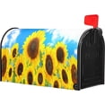thumbnail image 2 of Summer Mailbox Covers Magnetic Standard Size 18" X 21" Sunflowers Mailbox Covers Yellow Flower Mailbox Wraps Post Letter Box Cover Decor for Home Outdoor Garden, 2 of 6