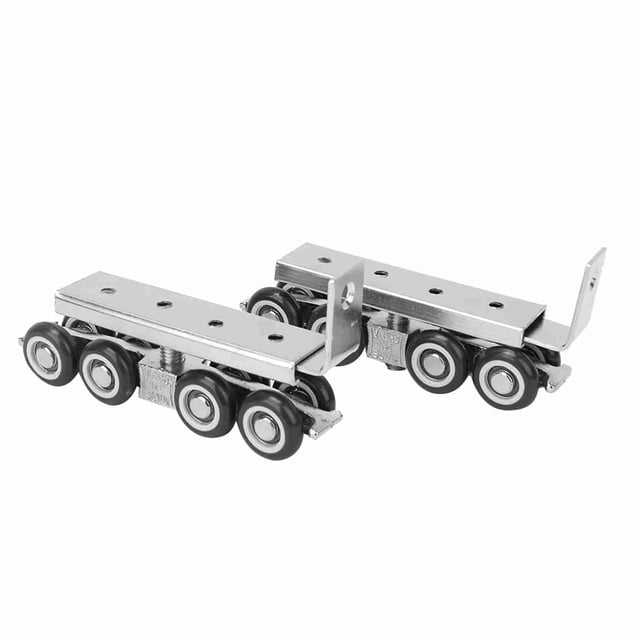 Heavy-Duty 8-Wheel Silent Sliding Door Roller with Anti-Impact Design and Multi-Layer Plating for Enhanced Durability and Smooth Operation