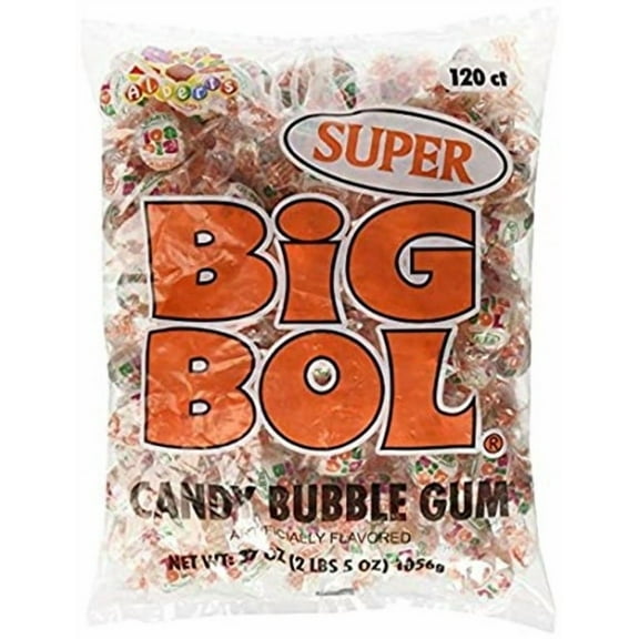 Alberts Bag (120 Pc) Super Big Bol Gum 37oz