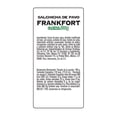 thumbnail image 2 of Salchicha de pavo Bafar frankfort 500 g, 2 of 4