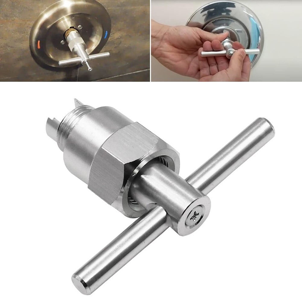 Aluminum Alloy Cartridge Puller Removal Tool – Shower Faucet Cartridge Extractor, Compatible With 1200/1222/1225 Series, Anti-Corrosion, Easy Grip, For Stuck Or Rusted Cartridges